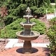 preview thumbnail 13 of 13, Sunnydaze 3-Tier Outdoor Garden Patio Water Fountain - Traditional - 48-Inch - 48"