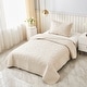 preview thumbnail 84 of 106, MarCielo 3 Piece Cotton Oversized Bedspread Quilt Set Tmonica