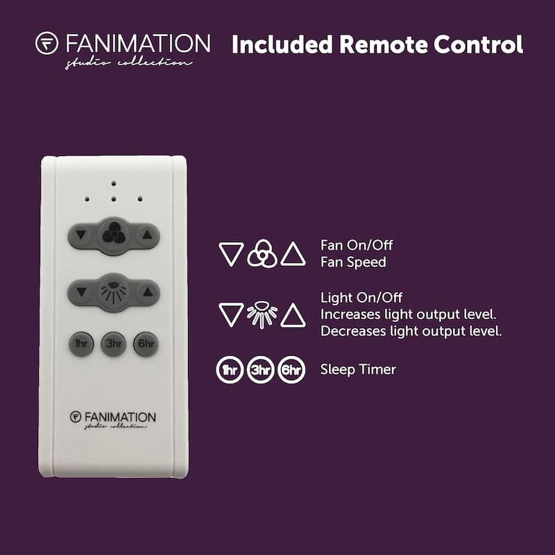 Fanimation Studio Collection Dex 12 inch Brushed Nickel Fandelier Ceiling Fan with LED Lights and Remote