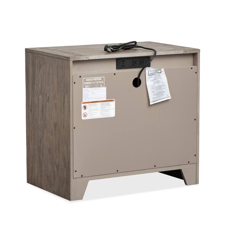 Magnussen Home Westbourne Dark Umber Drawer Nightstand