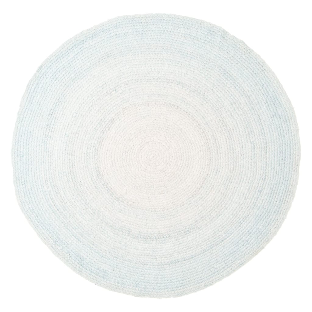 ECARPETGALLERY Braid weave Sienna Ivory Wool Rug - 4'0 x 4'0