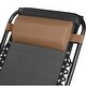 preview thumbnail 4 of 5, Zero Gravity Pillow, Lounge Chair Cushion Recliner Support for Outdoor, Khaki