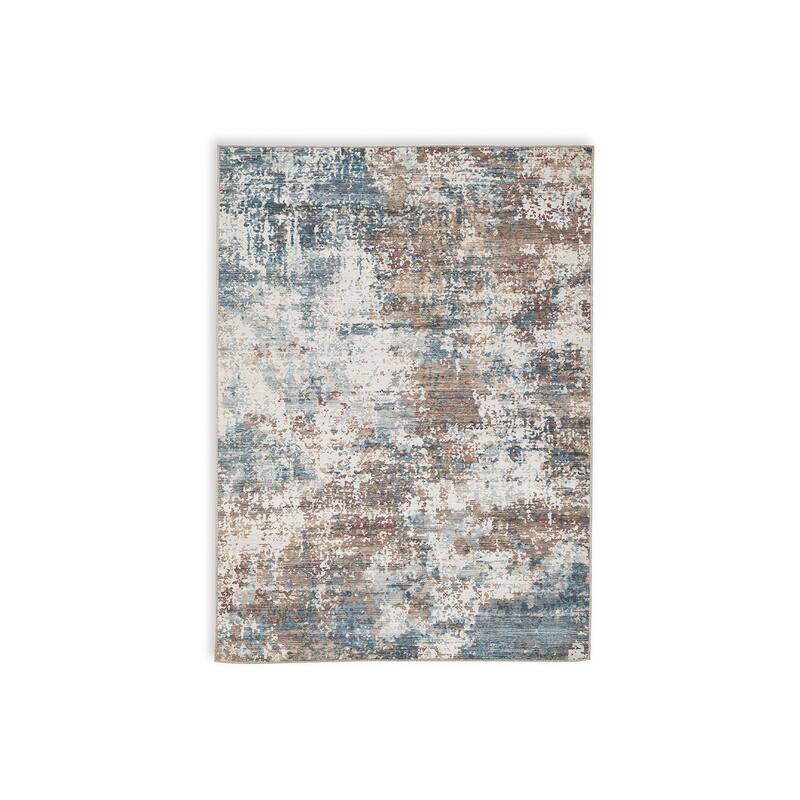 Signature Design by Ashley Willbertal Blue/ Brown/ White Rug