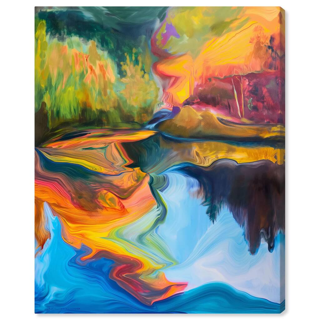 Aurora's Embrace Canvas by Art Remedy, Gallery Wrapped