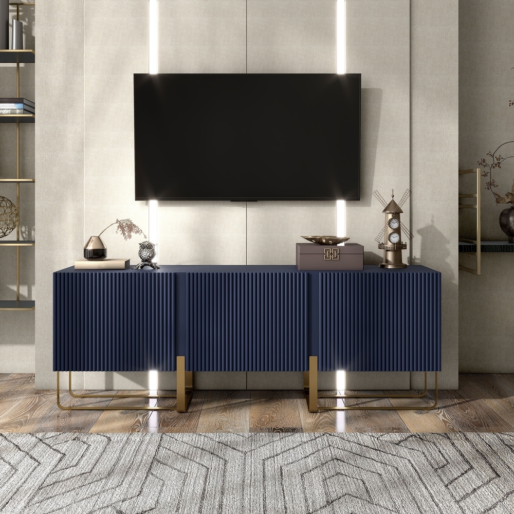 Blue Painted TV Stands Bed Bath Beyond