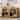 4-Door Large Storage Sideboard Buffet Cabinet with Glass Doors, Arched Cabinet with Adjustable Shelves