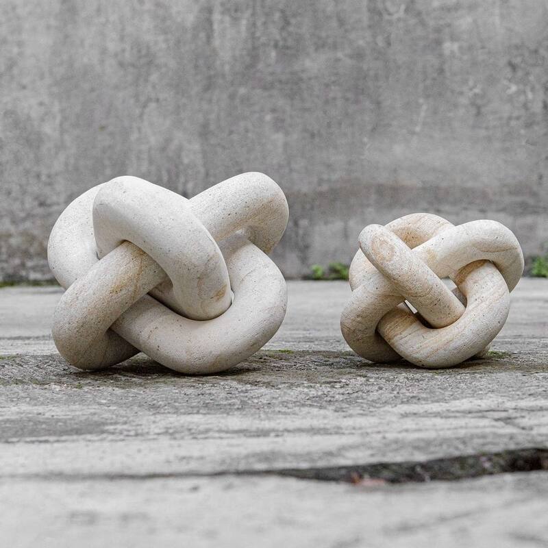 Uttermost Limestone Link Sculptures Set/2