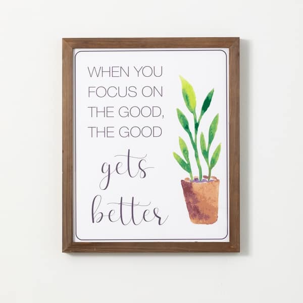 slide 2 of 4, Sullivans Inspirational Botanical Art 24.25"H Multicolored - 20"L x 2"W x 24.25"H
