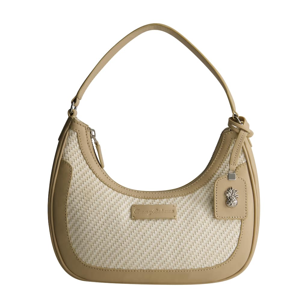 Tommy Bahama Soft Woven Zip-Top Hobo