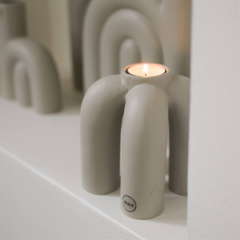ROPE Candle Holder Sandy Mole - Sandy mole
