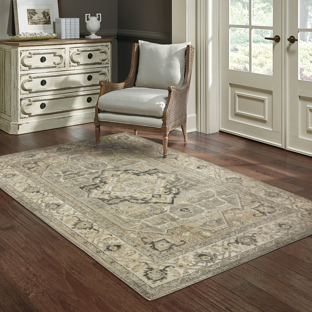 Vista Home Freya Vintage Medallion Area Rug