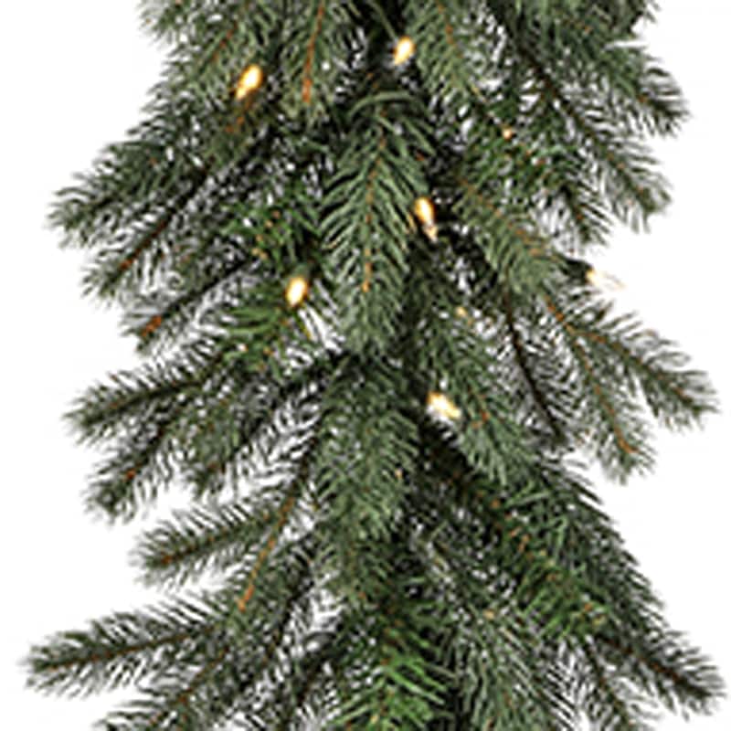 6'x12"D LED Colorado Garland - Blue Green