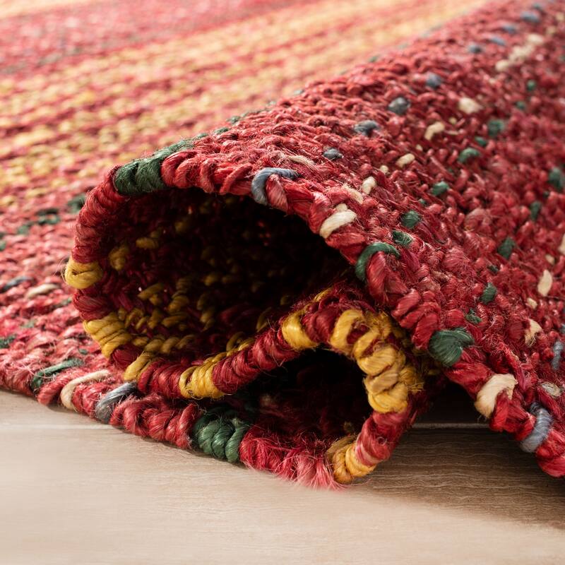 SAFAVIEH Handmade Natural Fiber Alyvia Stripe Jute Rug