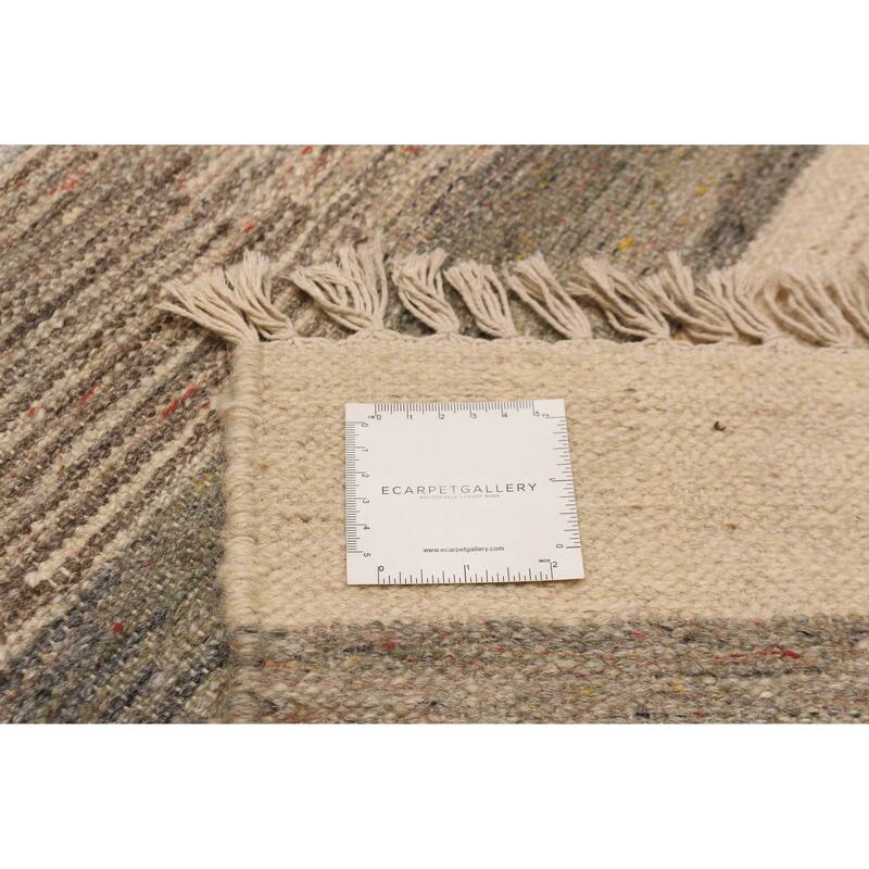 Ankara FW Cream, Grey Kilim 5'1" x 7'9" - 5'1 x 7'9