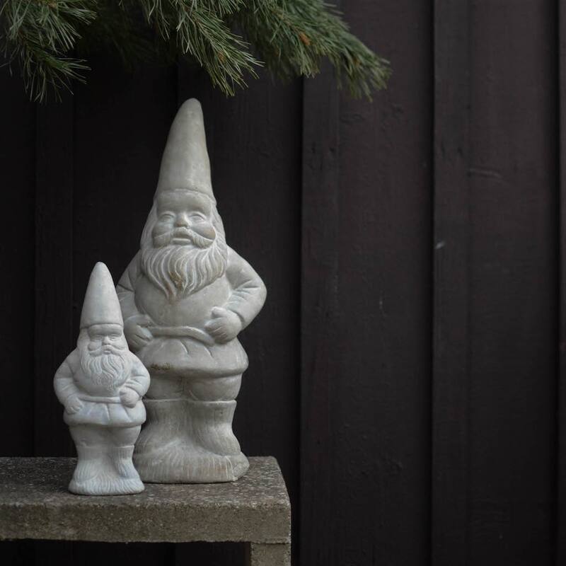 Santa Christmas Tabletop Figurine - 11.75" - Off White