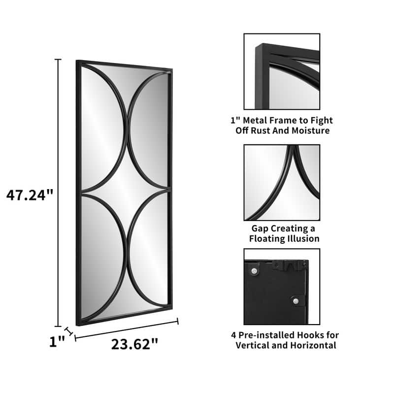 47.2" Modern Decorative Wall Mirror