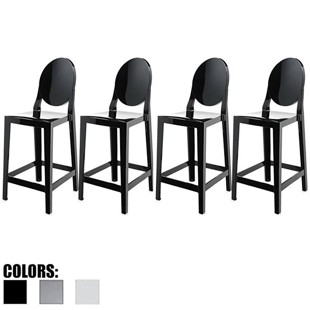 Acrylic bar stools set of 4 outlet