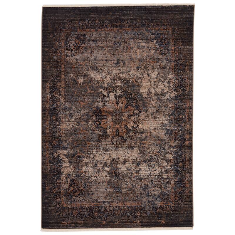 Enyo Medallion Area Rug - 8' x 10'6" - Taupe/Blue - Rectangle