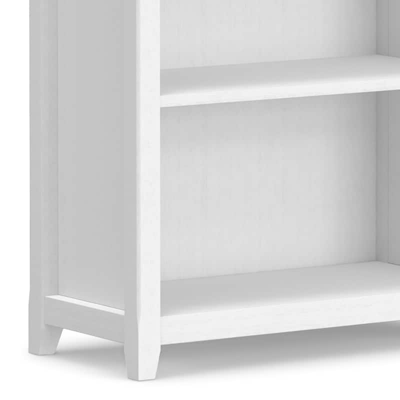 WYNDENHALL Halifax 30" Wide Solid Wood Transitional 5 Shelf Bookcase - 30"w x 14"d x 70" h