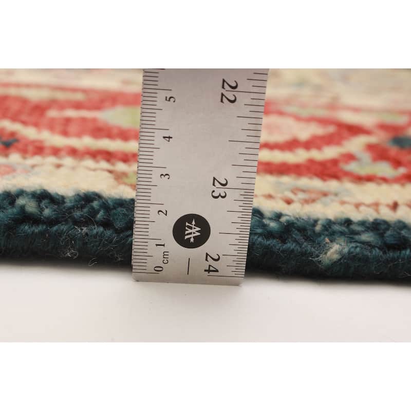 ECARPETGALLERY Hand-knotted Jules Serapi Teal Wool Rug - 5'11 x 9'2