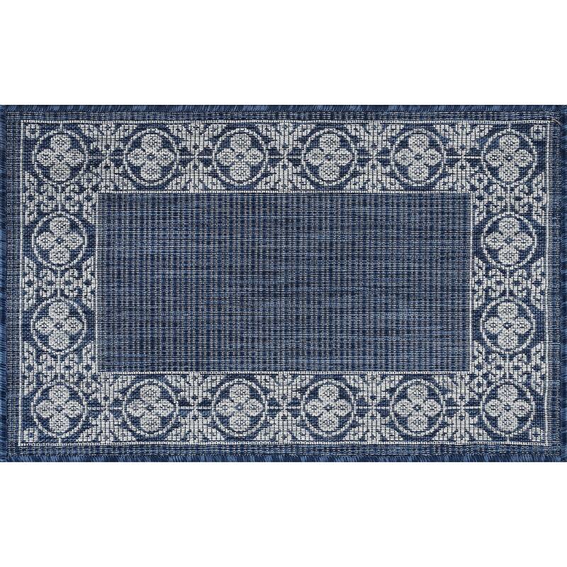 Colonnade Traditional Border Indoor/Outdoor Area Rug