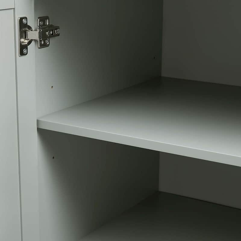 Tall and Wide Storage Cabinet for Bathroom/Office