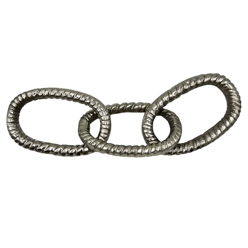 Decorative Handmade Aluminum Modern Chain Sculpture