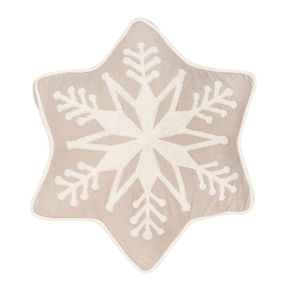 Christmas Snowflake Shaped Pillow