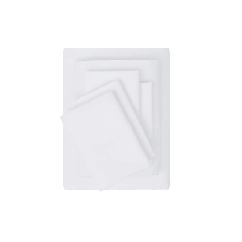 FUBU Solid Microfiber Sheet Set + Extra Pillowcases