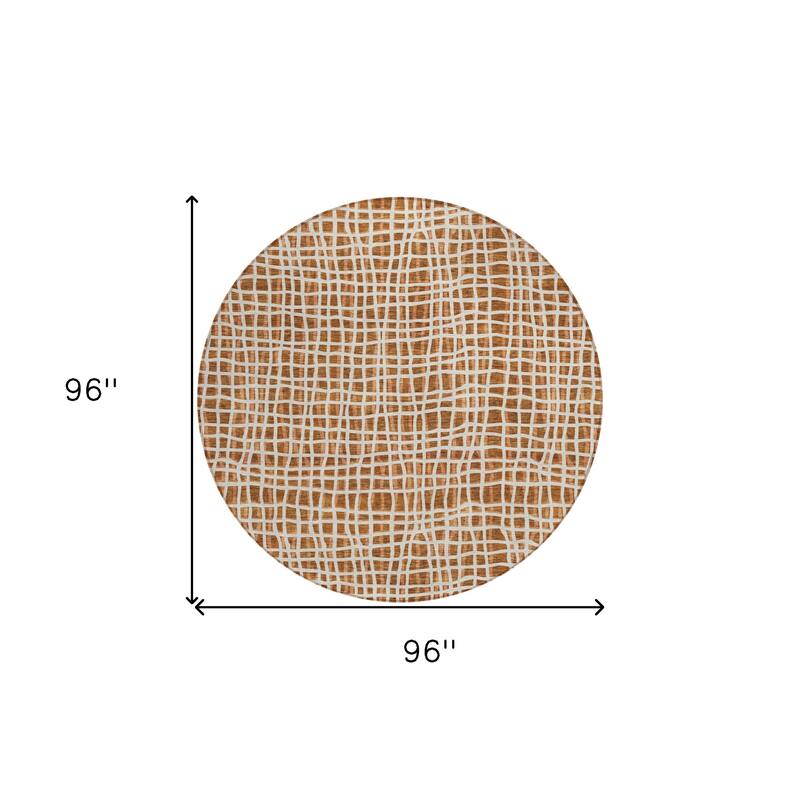 HomeRoots Striped Transitional Rectangle Outdoor Rug