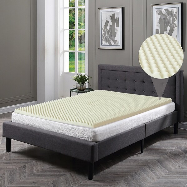 High density memory foam topper deals