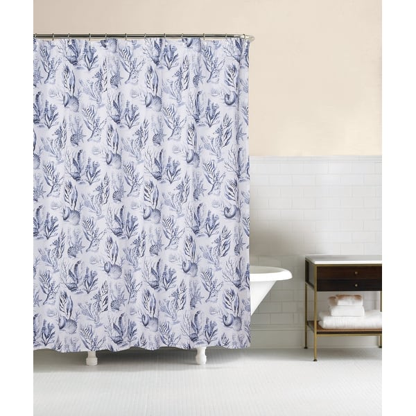 slide 2 of 2, Midnight Lagoon Shower Curtain