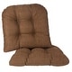 preview thumbnail 21 of 38, Klear Vu Tyson Extra Large Dining Room Chair Cushion Set Chocolate - Set of 2