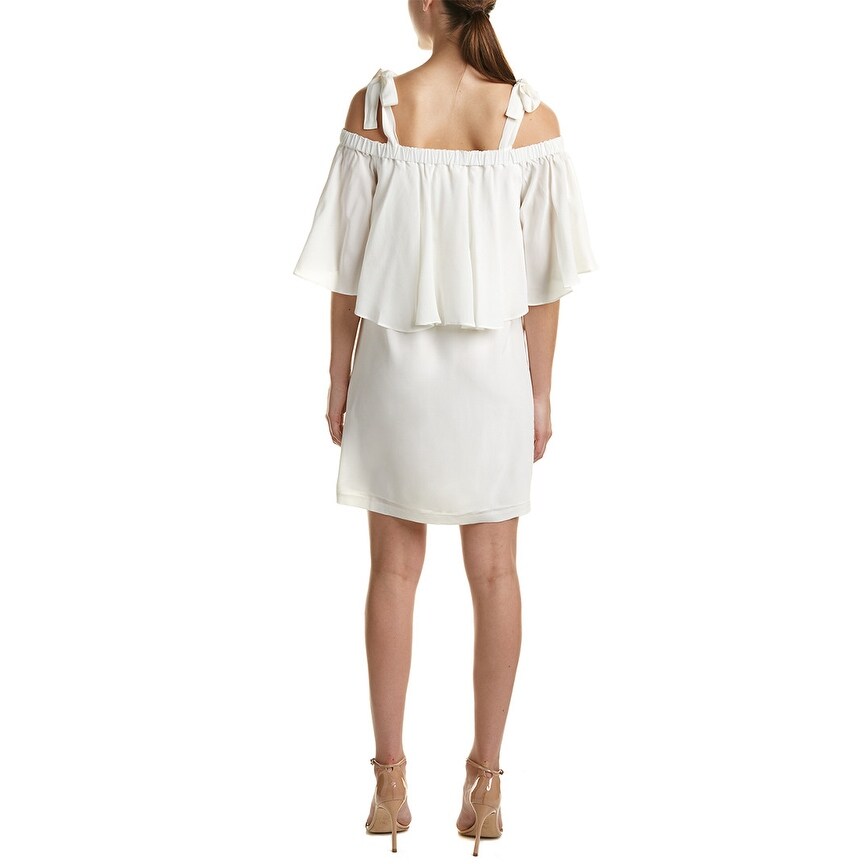silk shift dress with sleeves