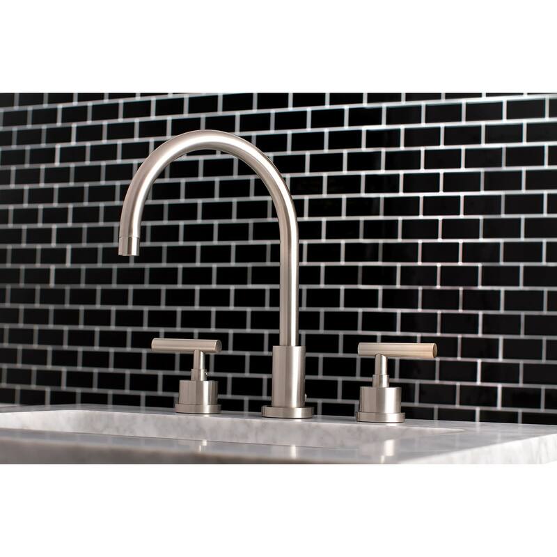 Kingston Brass Manhattan 1.2 GPM Widespread Bathroom Faucet with