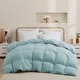 preview thumbnail 13 of 39, All-Season Medium Warmth White Goose Down Comforter with Premium Fabric