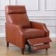 preview thumbnail 40 of 44, Brooklyn Faux Leather Push Back Recliner by Greyson Living