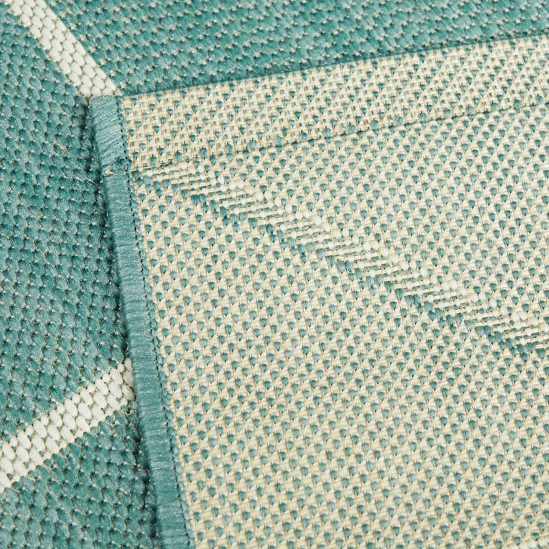 Bonomi Abstract Contemporary Indoor/Outdoor Area Rug