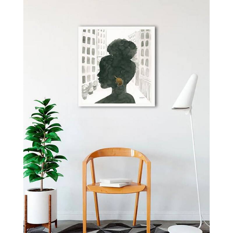 Boss Lady II Framed Poster - 24 x 32 Inch - White