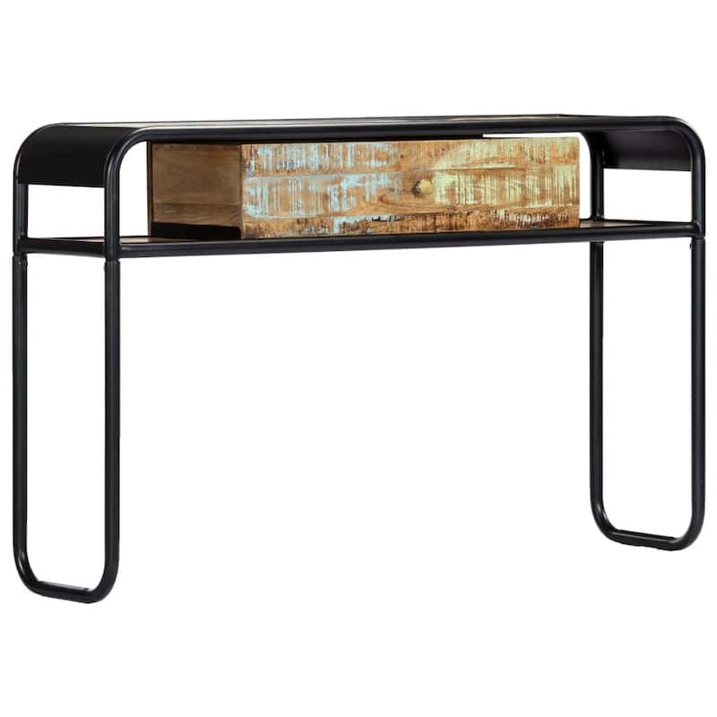 vidaXL Console Table 46.5"x11.8"x29.5" Solid Reclaimed Wood - 46.5" x 11.8" x 29.5"