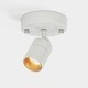 preview thumbnail 1 of 6, Shura - Modern White Integrated LED Spotlight with Adjustable Light Head, 3000K, 490 Lumens - 4.7" x 5.63" 4.7" x 5.63" - White