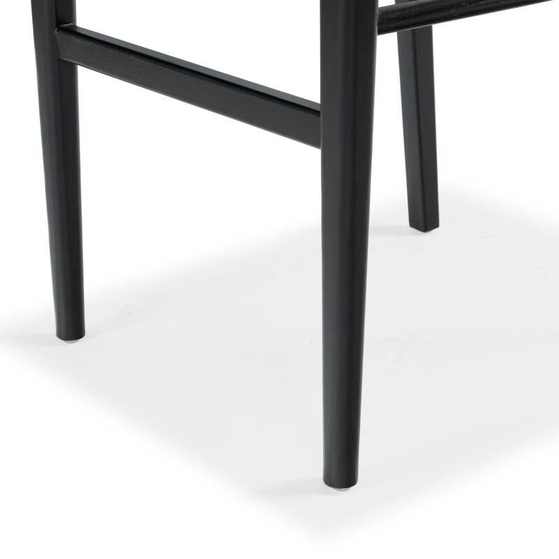 SAFAVIEH Couture Cody Rattan Barstool - 17"W x 20"D x 43"H