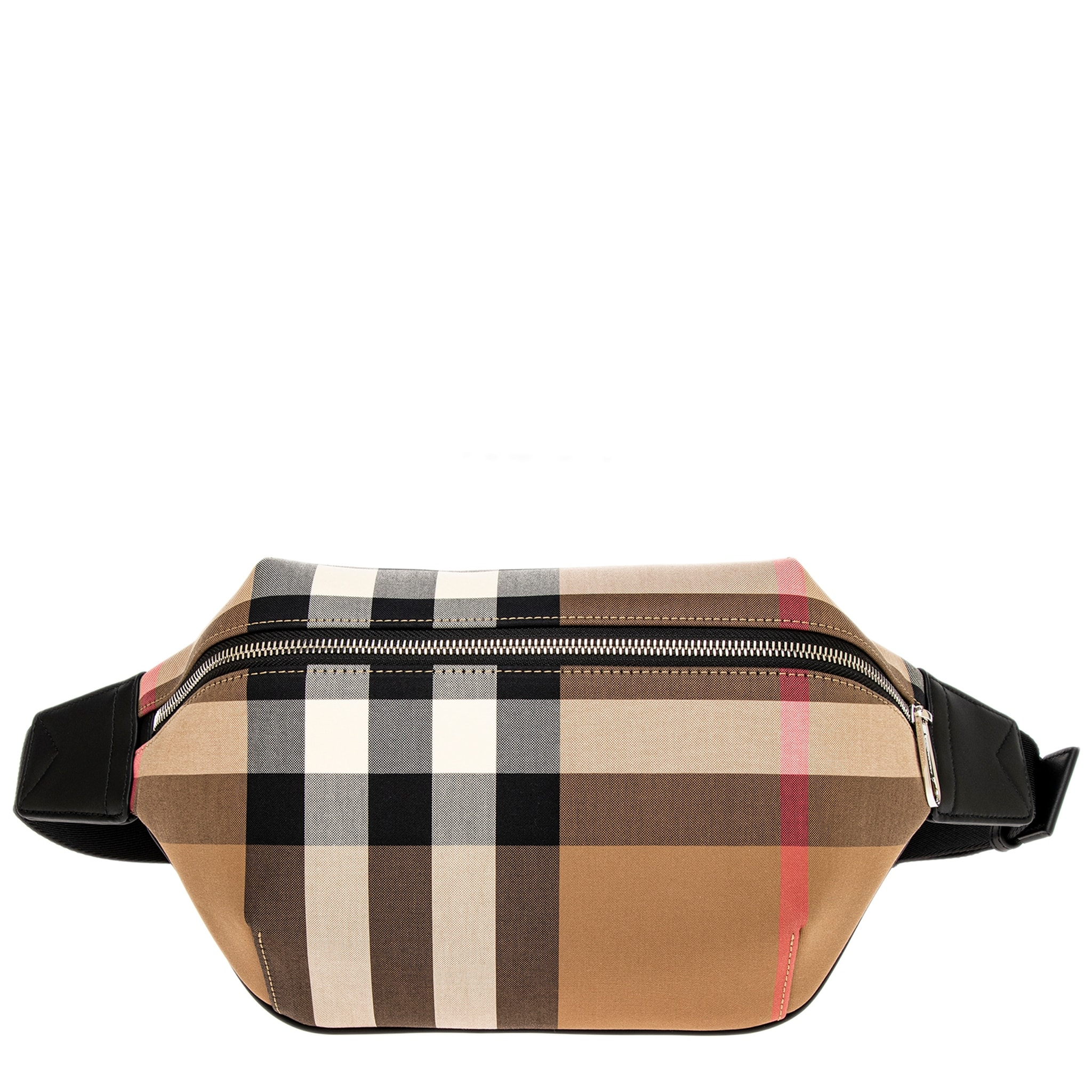 Burberry Men's Sonny Check Belt Bag - Beige