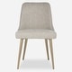 preview thumbnail 1 of 3, Uttermost 23838 Bramwell 21" Wide Metal Framed Polyester Dining Chair Gray