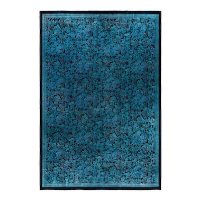 Fine Vibrance One-of-a-Kind Handmade Area Rug - Multi, 10' 1" x 14' 4" - 10' 1" x 14' 4"