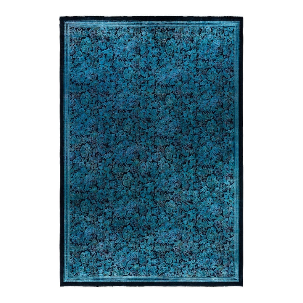Fine Vibrance One-of-a-Kind Handmade Area Rug - Multi, 10' 1" x 14' 4" - 10' 1" x 14' 4"