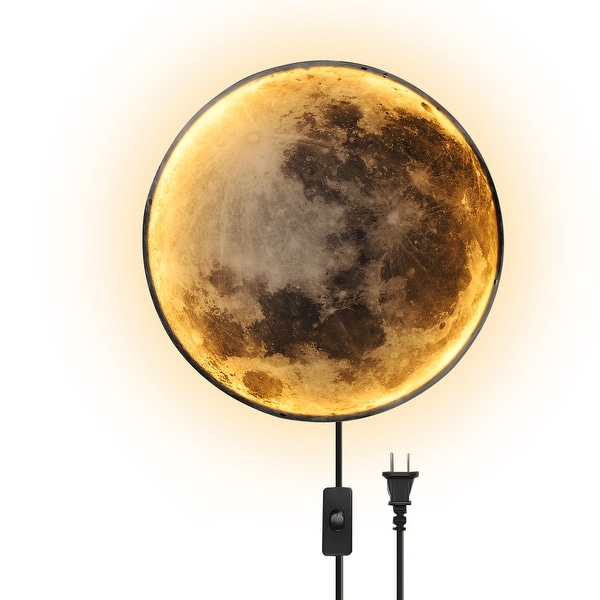 Moon led wall light on sale