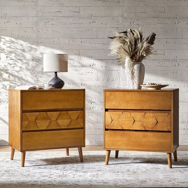 3 drawer mid century modern dresser Greta Grossman for Glenn of California Mid Century Walnut 3 Drawer Chest
