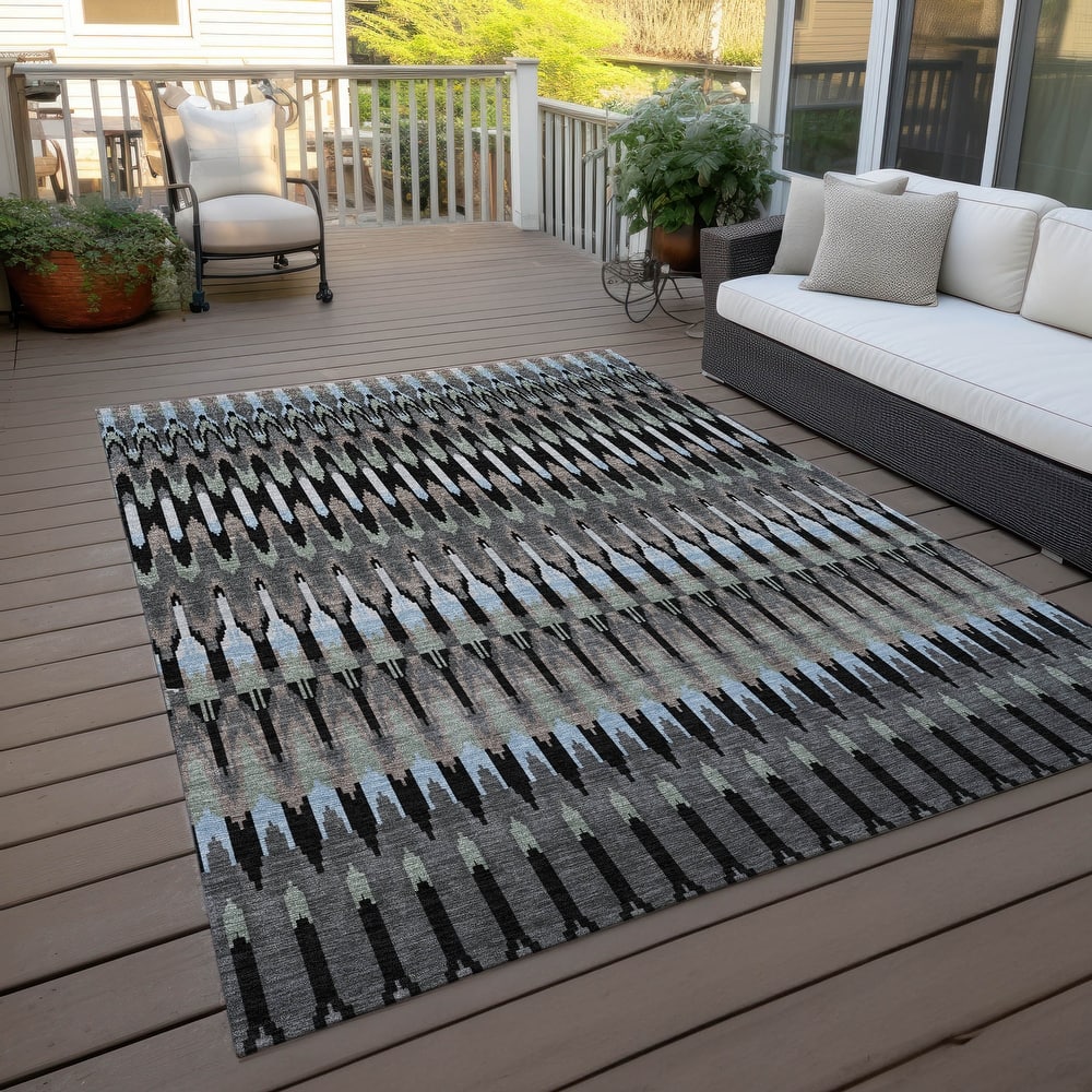 Machine Washable Indoor/ Outdoor Chantille Moroccan Rug