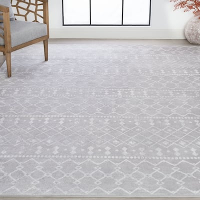 Linx Farmhouse Geometric Indoor Area Rug